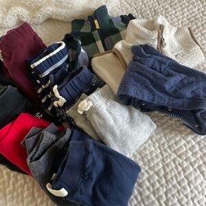 BABY BOY SIZE 6 MONTH FALL/WINTER CLOTHING BUNDLE